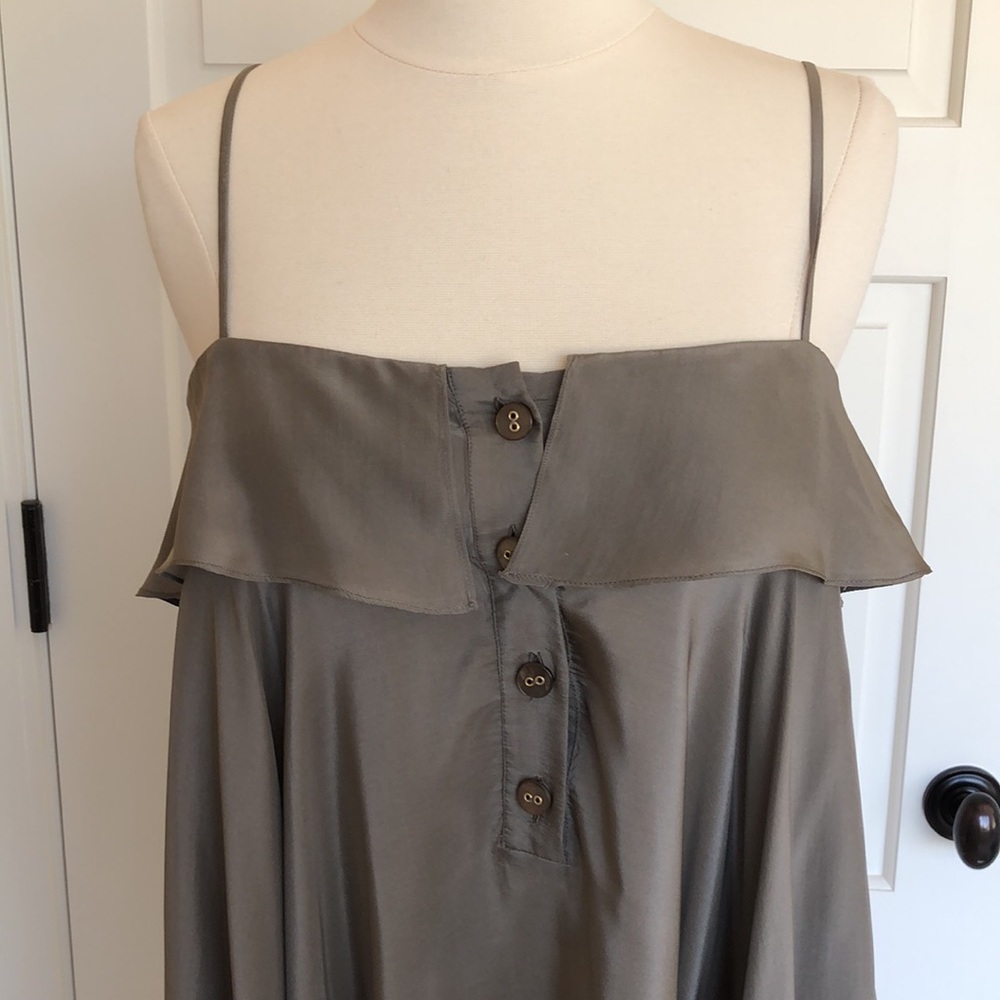🎉HP🎉Stella McCartney Spagetti Strap Ruffle Dress - Picture 2 of 12